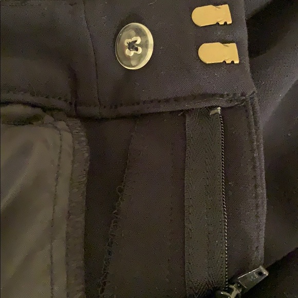 Harper Mid Rise Navy Pants - Picture 4 of 4